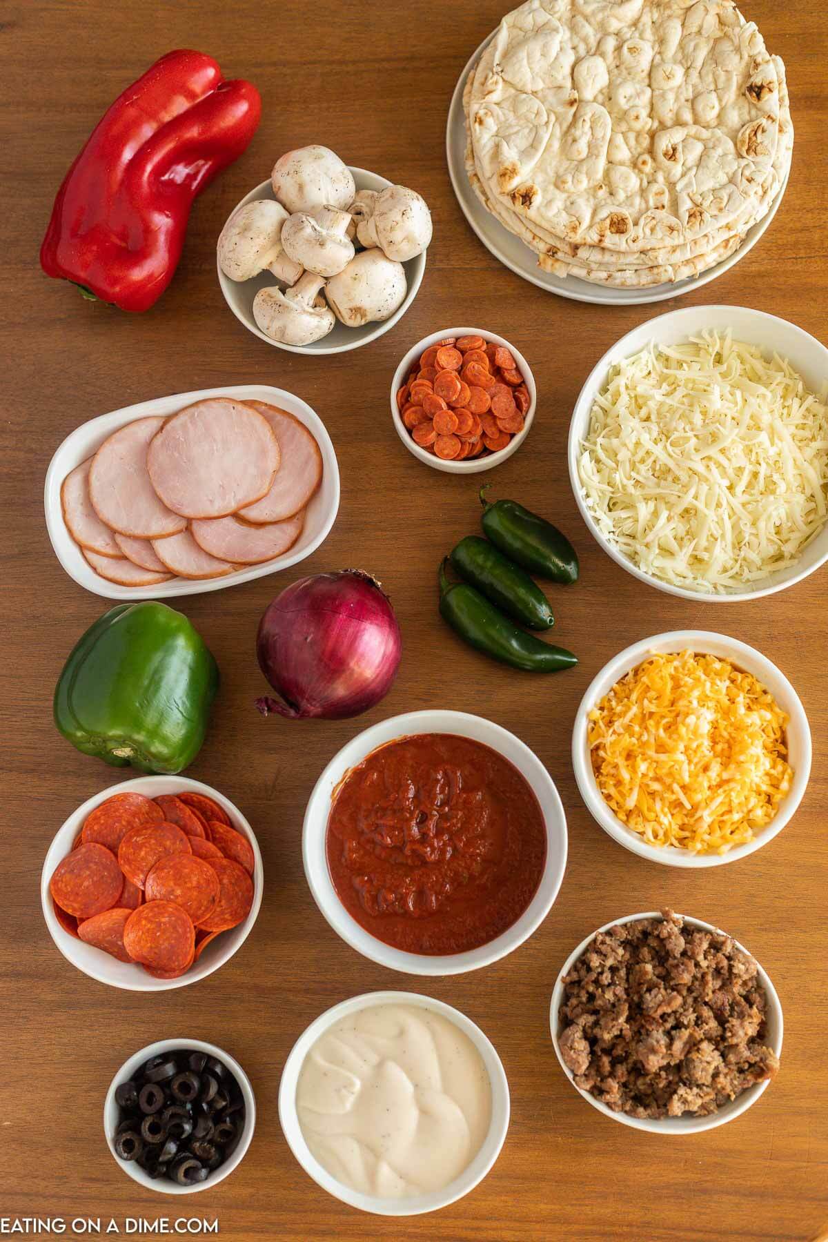 Build your own pizza large 16