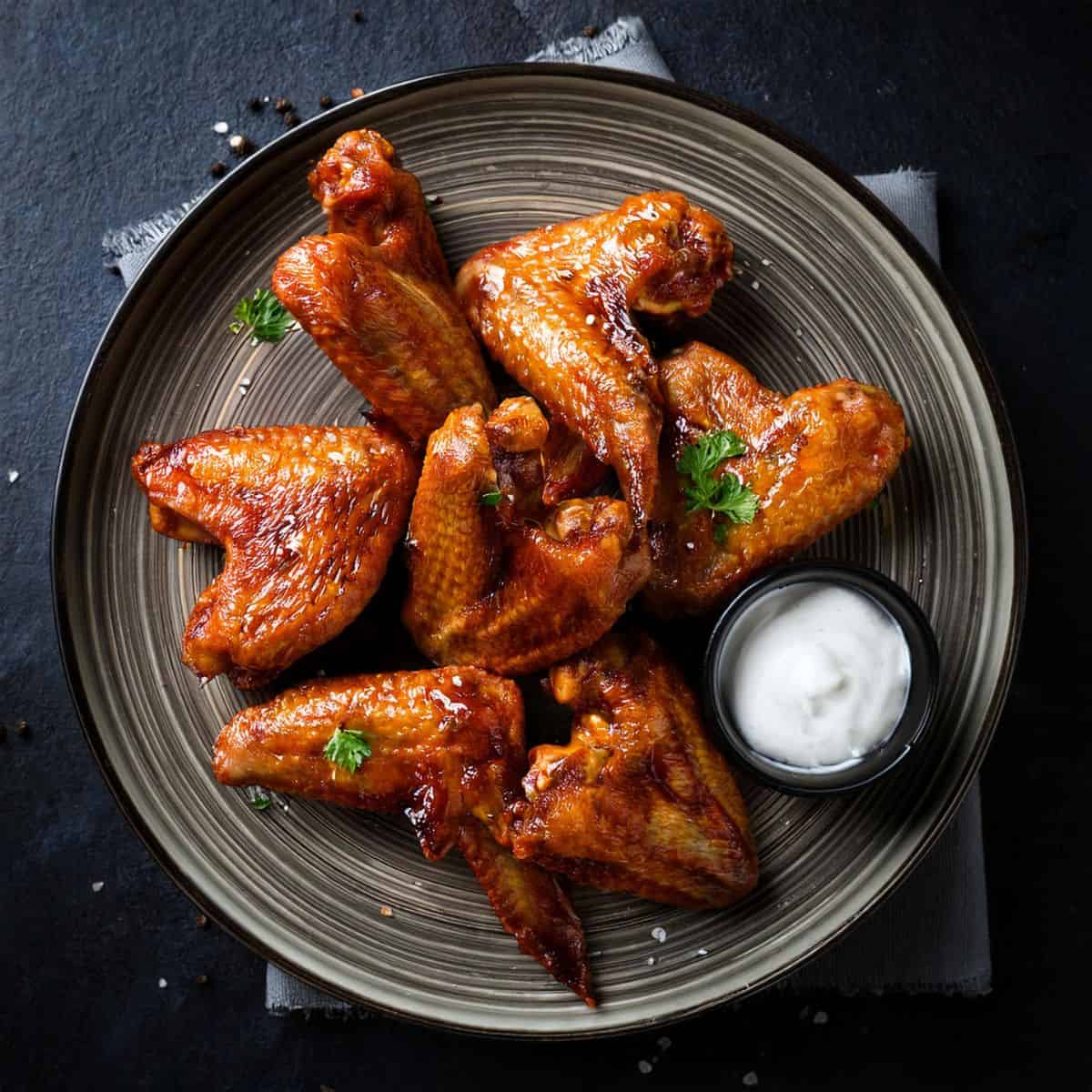 6 Chicken Wings